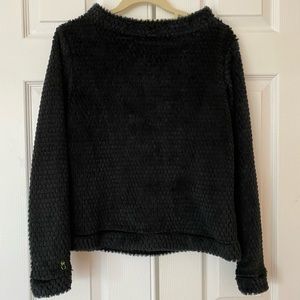 EUC Dudley Stephen Black Bubble Fleece